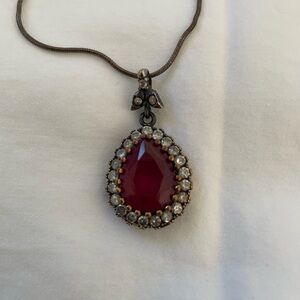 Vintage Ruby Pendant